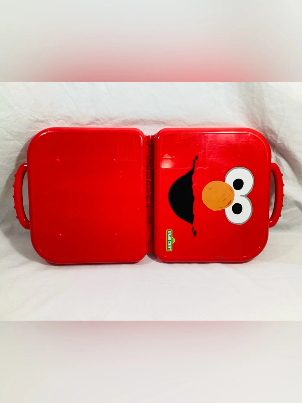 COMPLETE Sesame Street Elmo On The Go Alphabet Letters Red Carrying Case 24 x 35